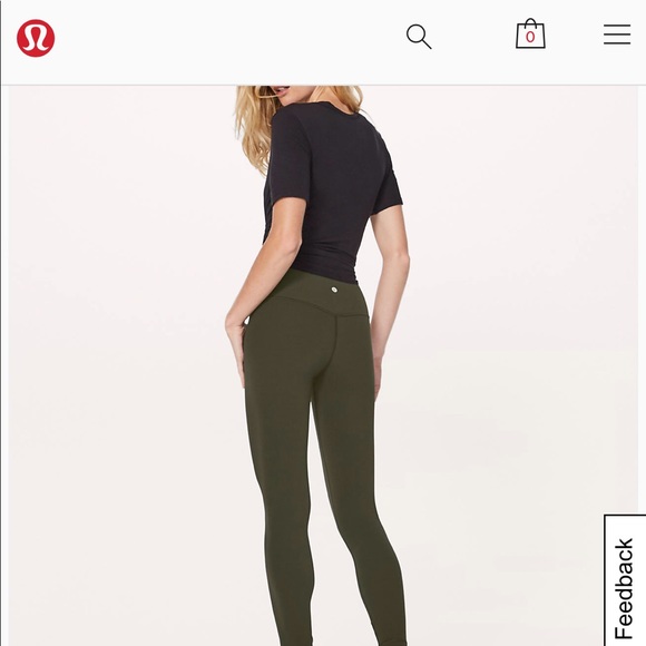 Lululemon Align 2 olive green - Picture 3 of 7